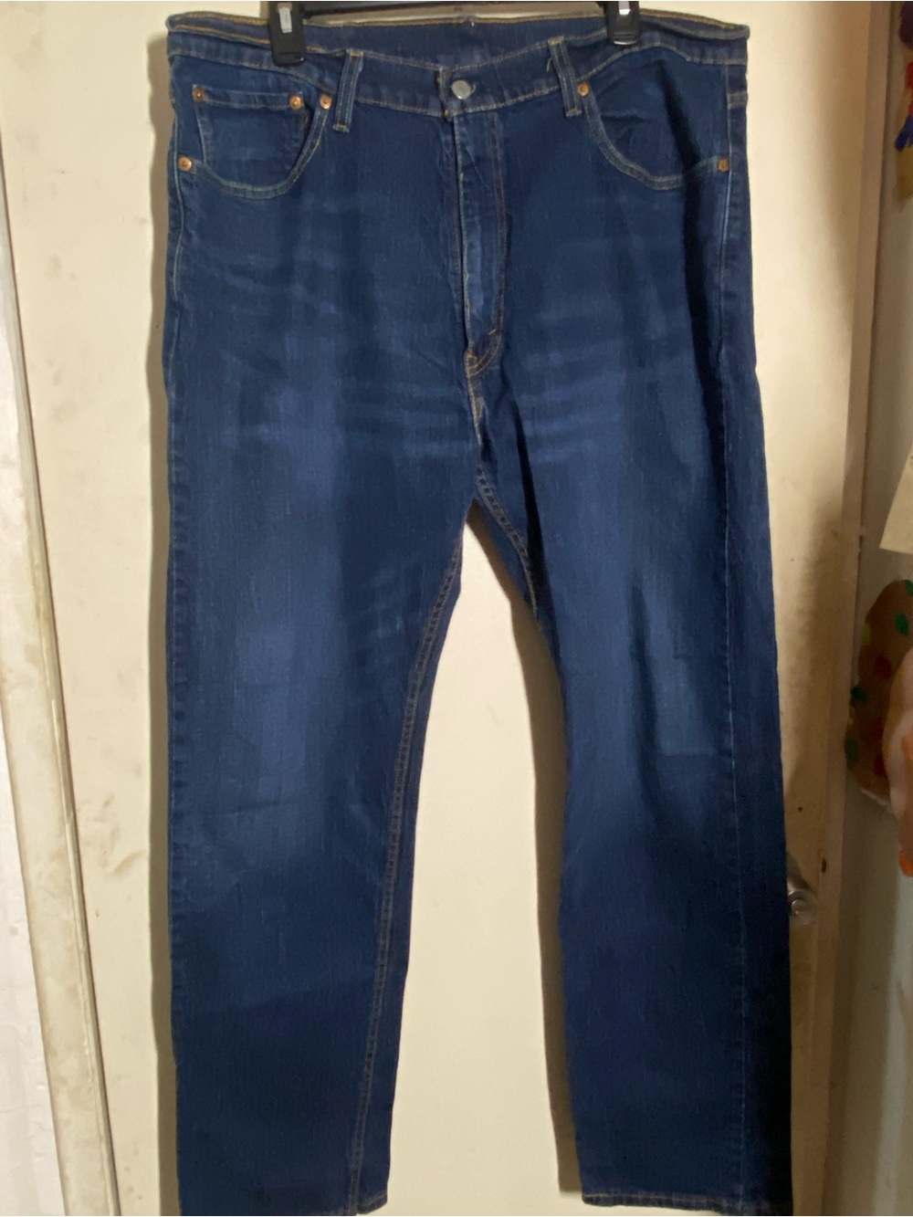 Levi's Men's Dark Blue Straight Jeans